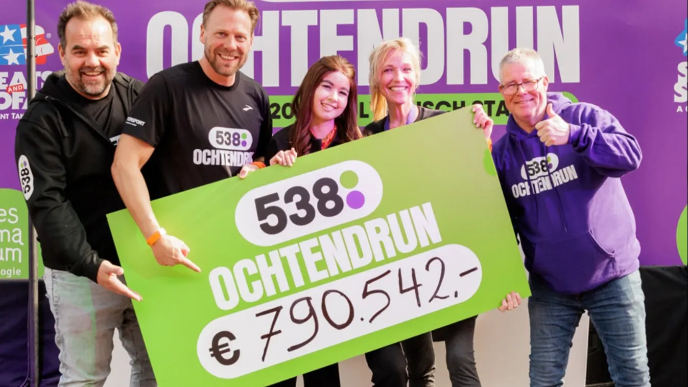 538 Ochtendrun voor Prinses Máxima Centrum levert bijna 8 ton op