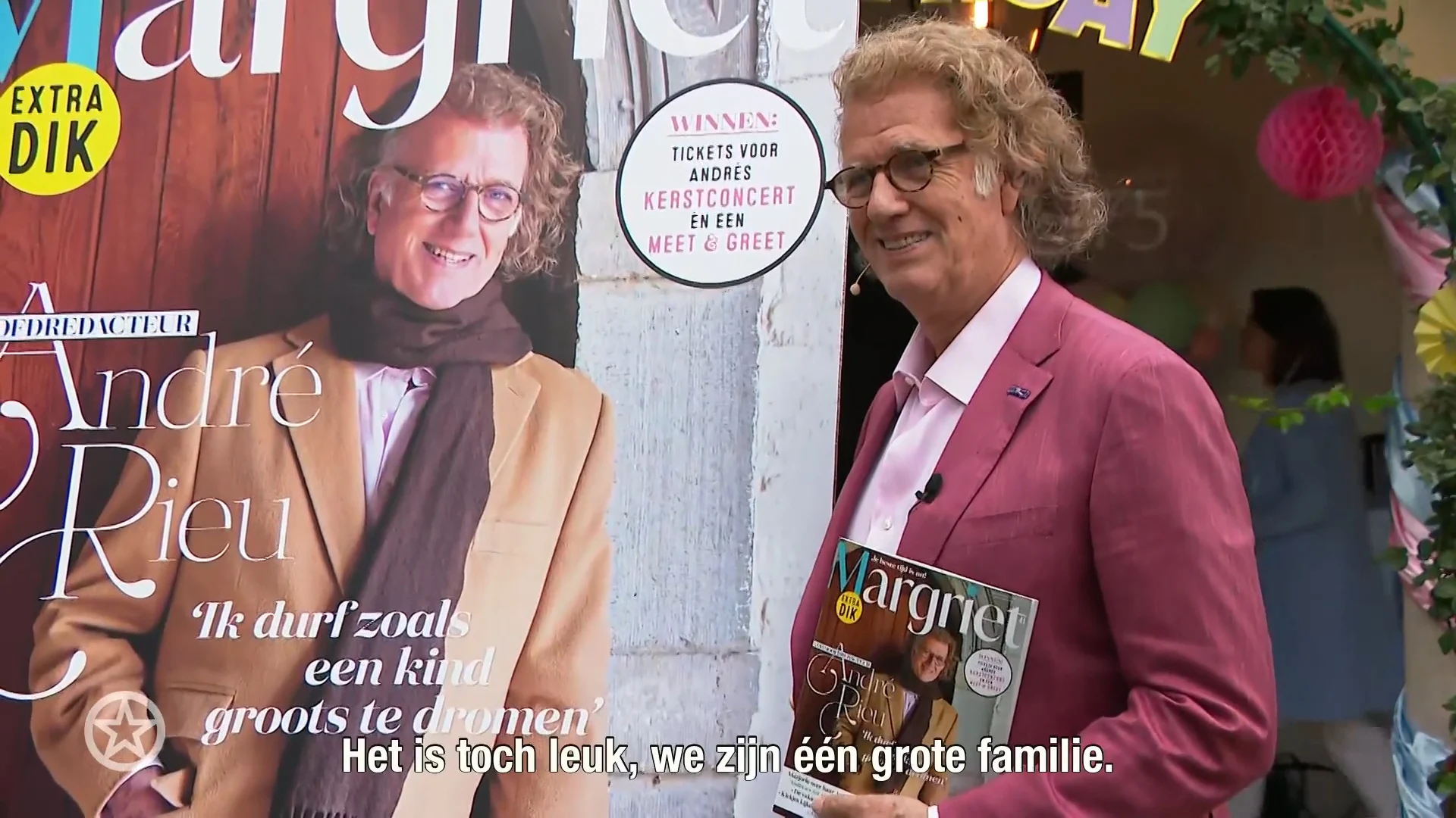 André Rieu krijgt allerlei cadeautjes voor zijn 75ste verjaardag
