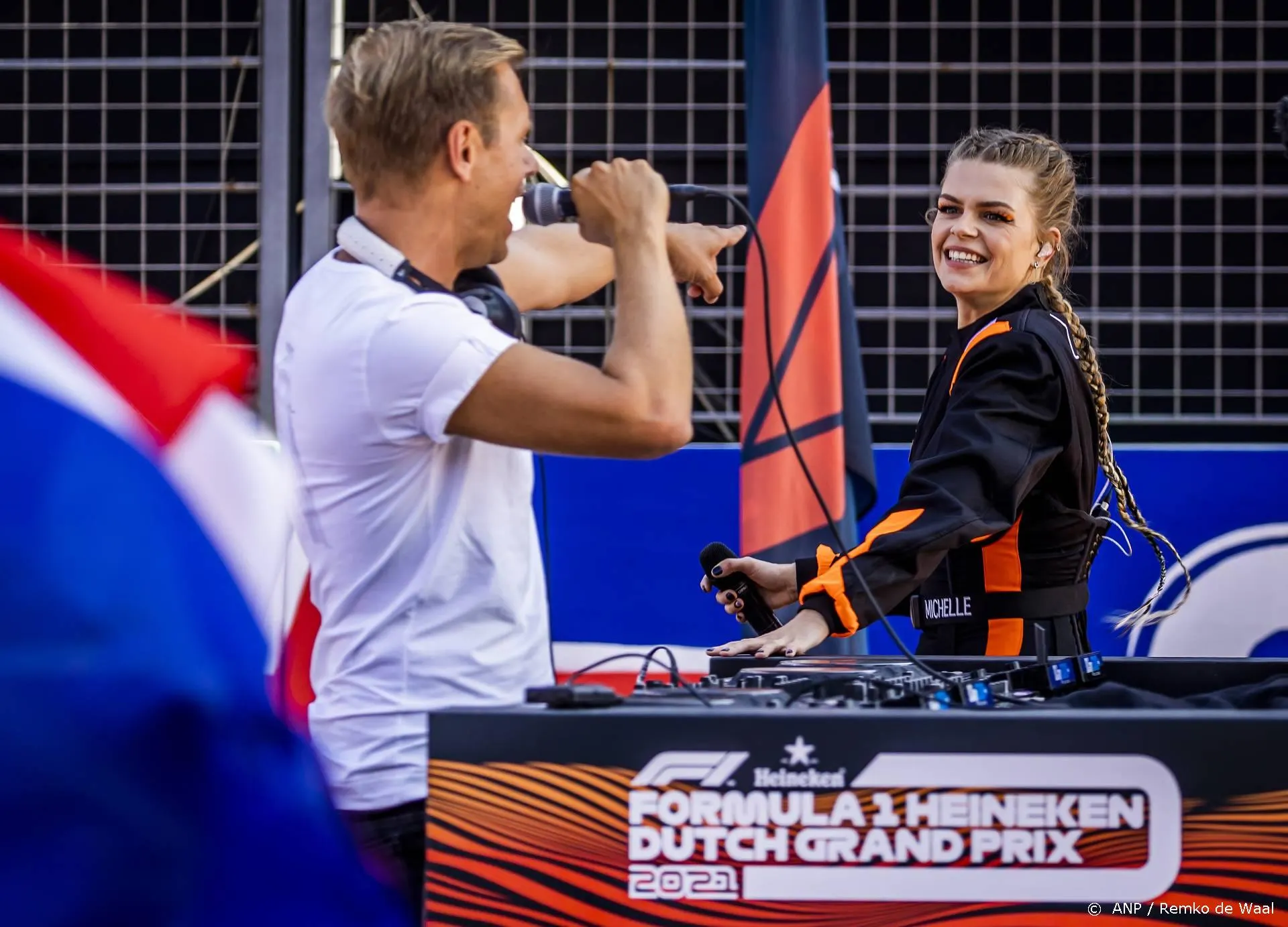 Davina Michelle dankbaar voor optreden tijdens Dutch GP