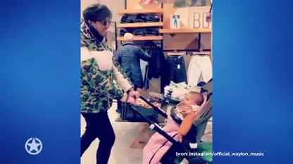 Dochtertje Waylon heeft de moves van haar vader