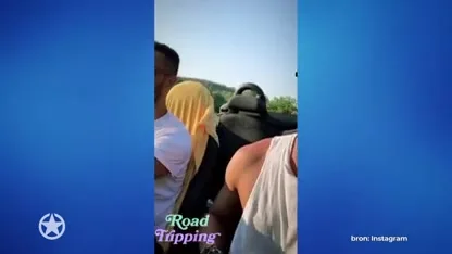 Ferry geniet met nieuwe liefde van zonvakantie