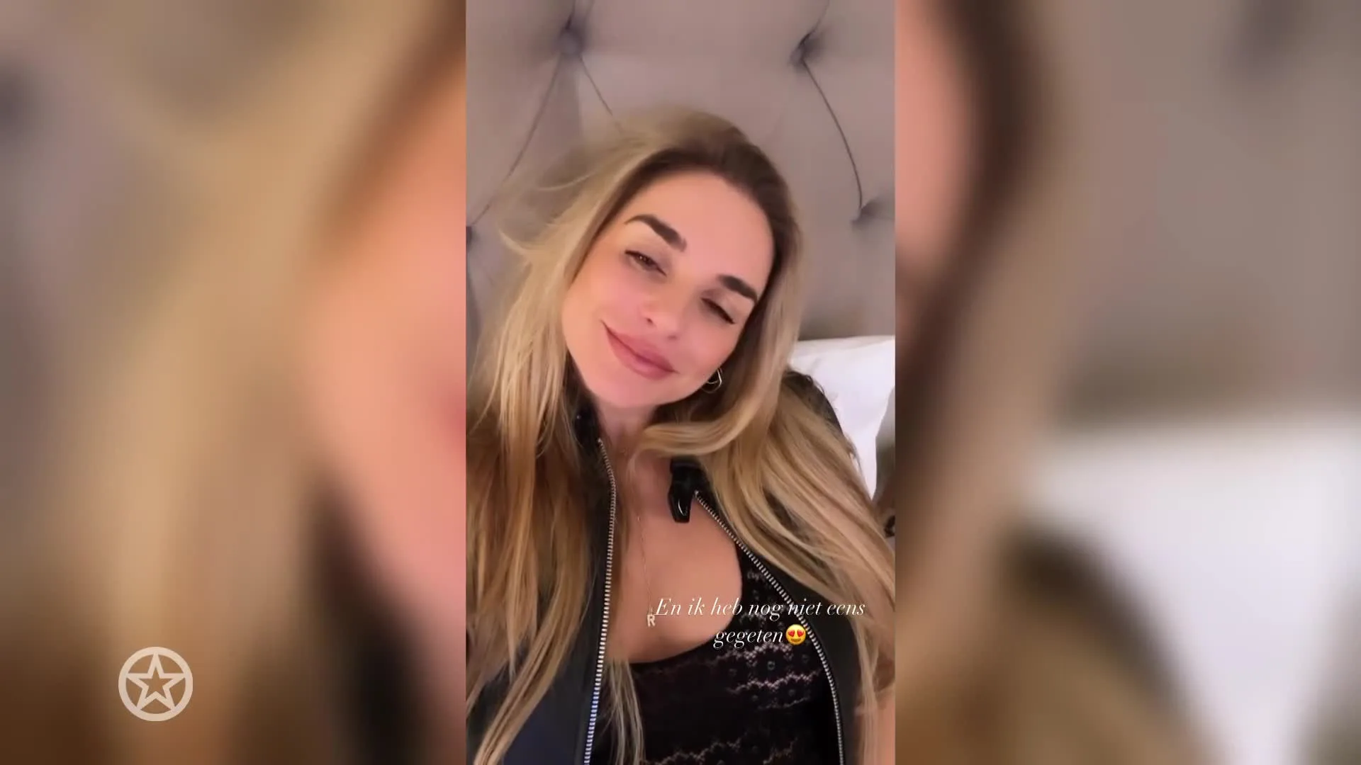 Gaby Blaaser showt groeiende babybuik