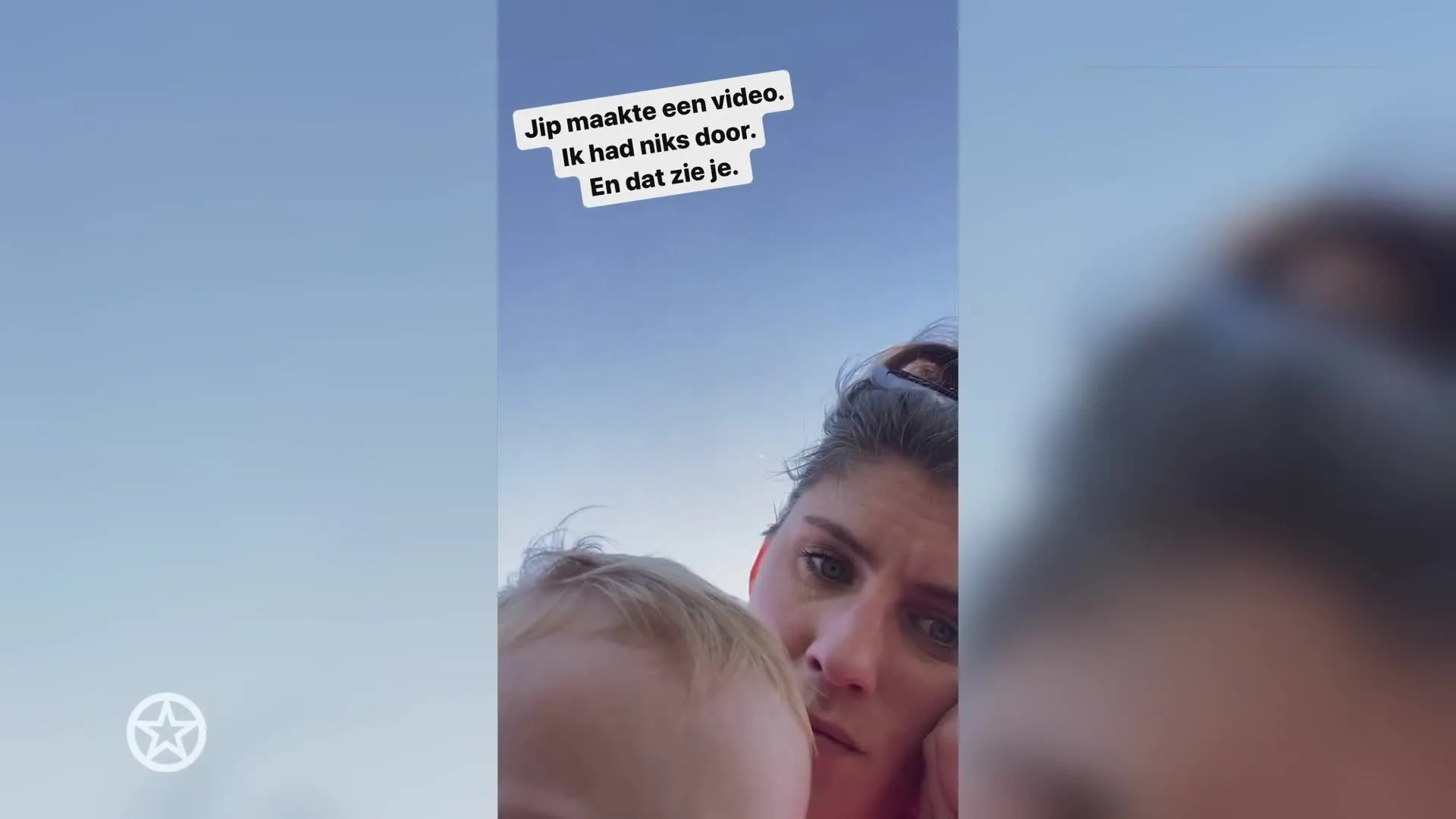 Zoontje Marieke Elsinga neemt zelf hilarische video op