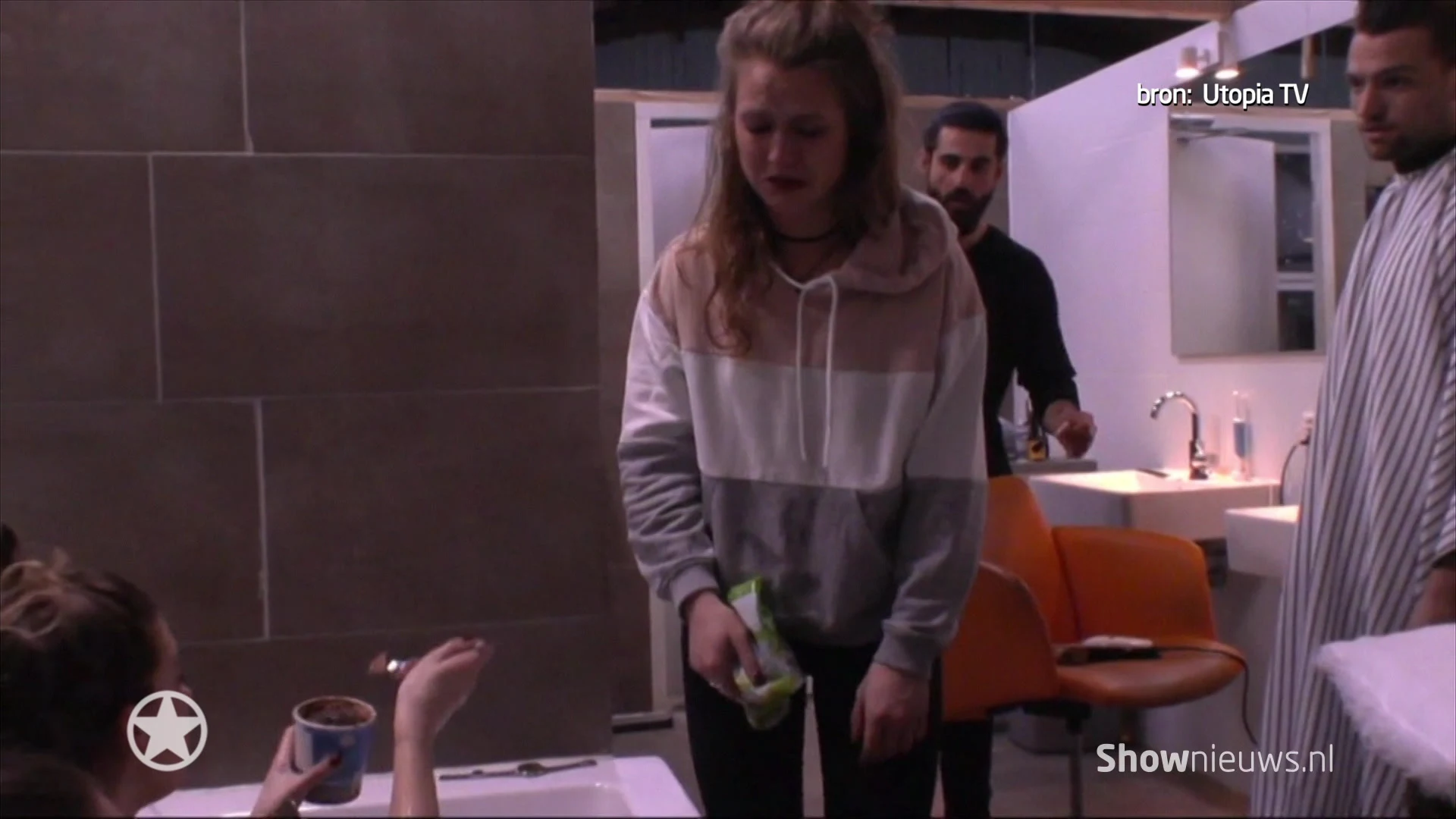 Romy in tranen na keiharde val