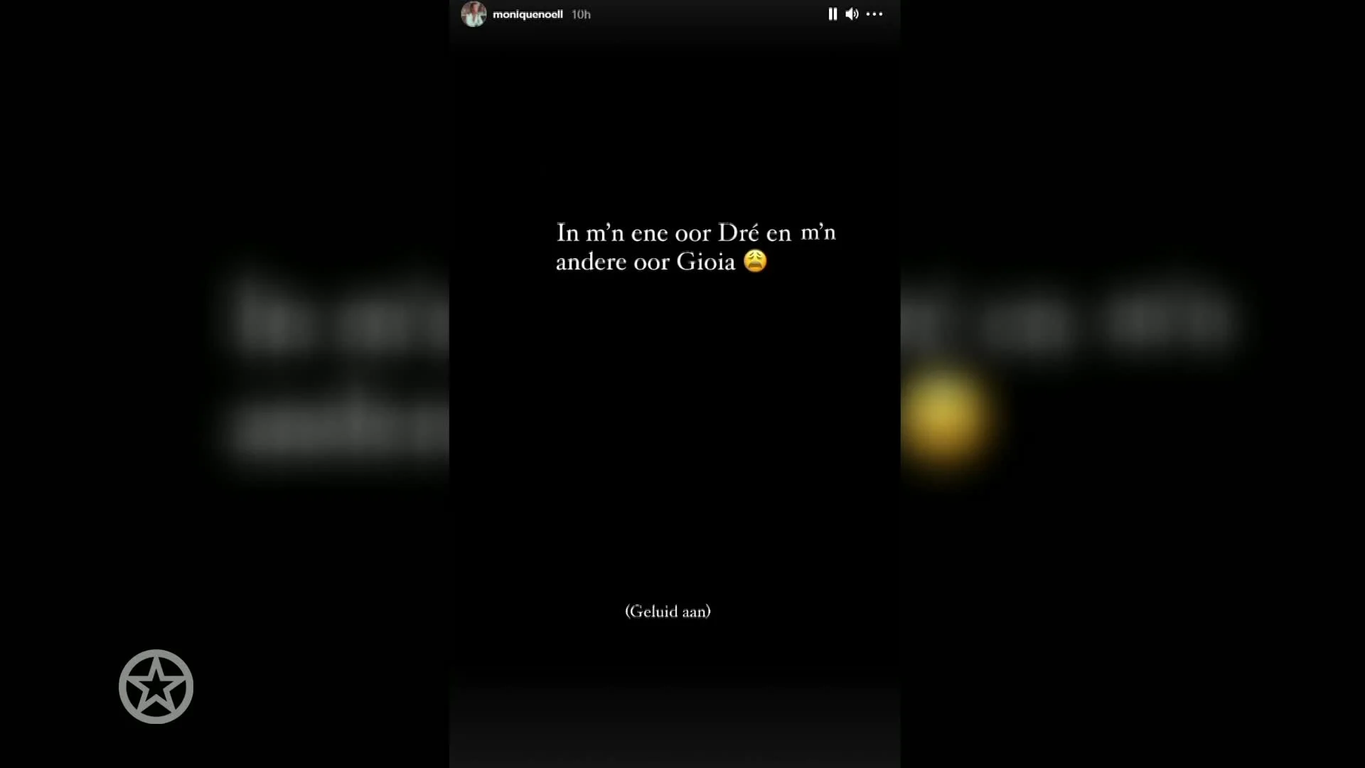 Heftige nacht voor Monique Westenberg