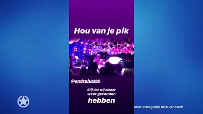 André weer dikke vrienden met ex Roxeanne