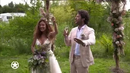 Zien: Eerste beelden sprookjeshuwelijk Katja en Freek