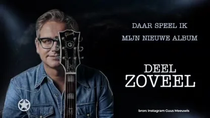 Guus Meeuwis verrast fans met concertreeks