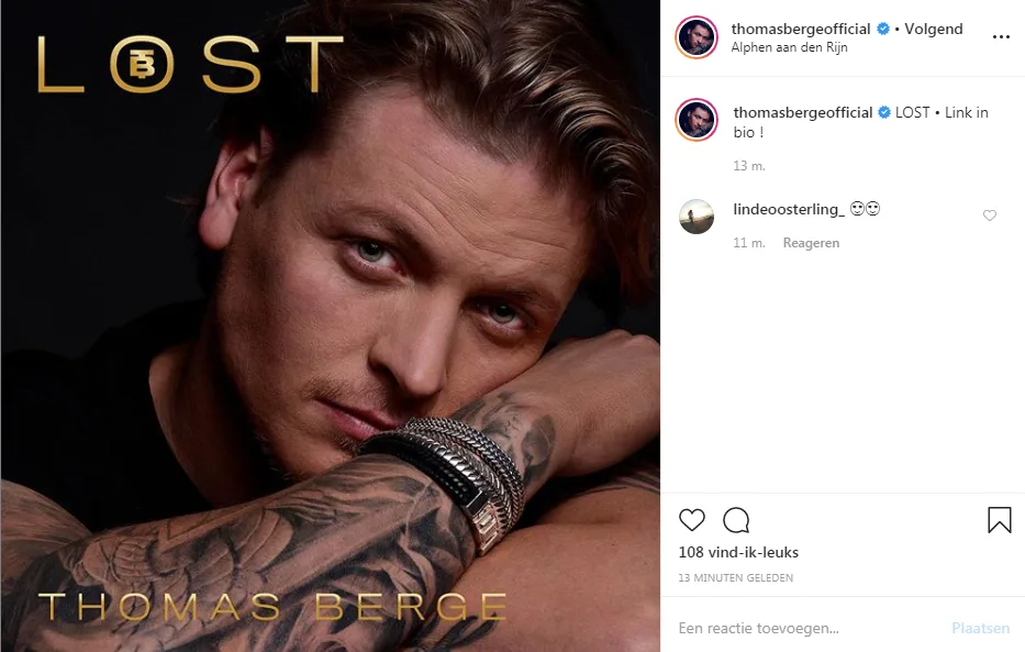 Thomas Berge heeft Songfestival net niet gehaald!