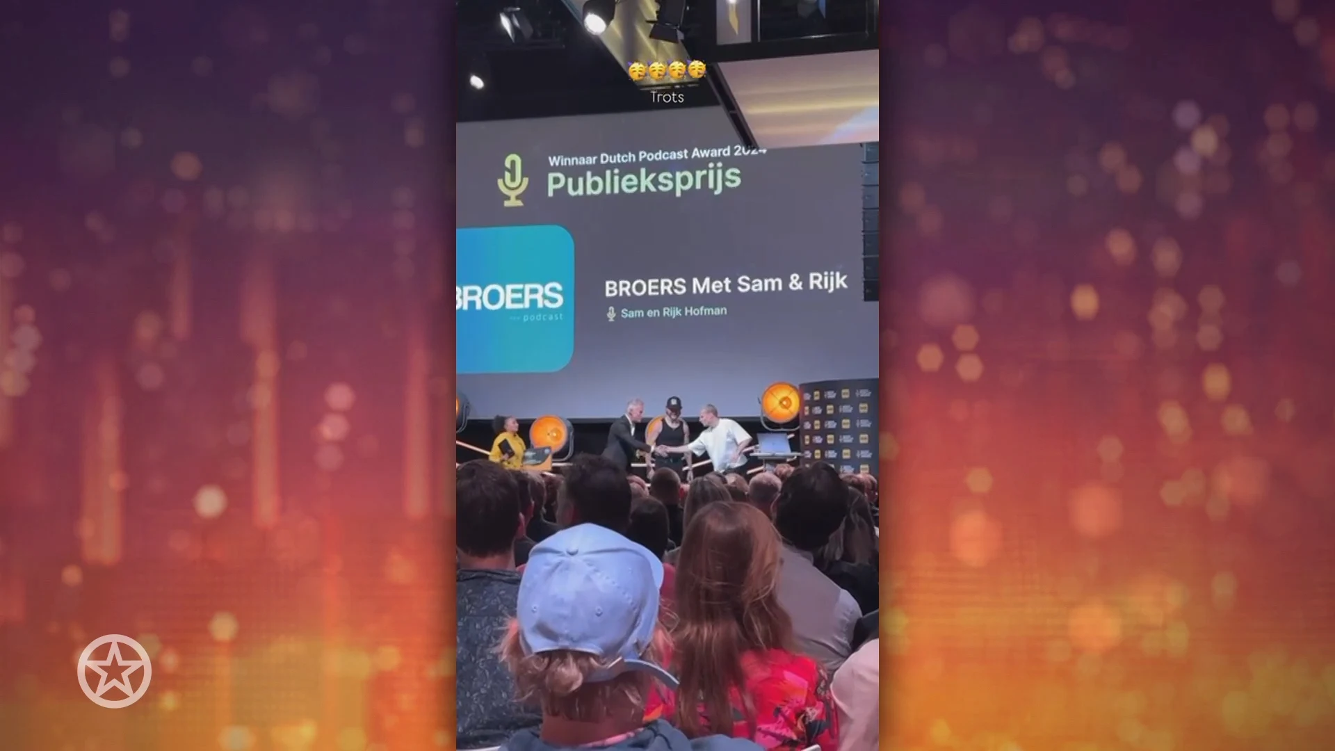 Sam en Rijk Hofman winnen de publieksprijs van de Dutch Podcast Awards