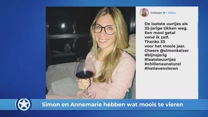 Show Update: Simon en Annemarie hebben wat moois te vieren
