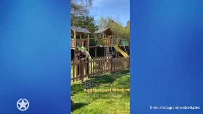 André Hazes werkt zich flink in het zweet