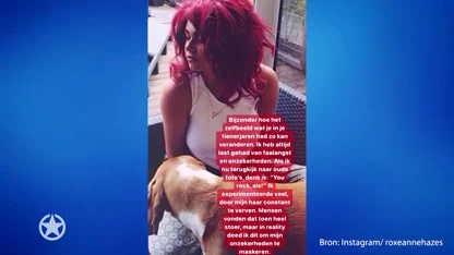 Roxeanne Hazes maskeerde onzekerheid met stoere kapsels