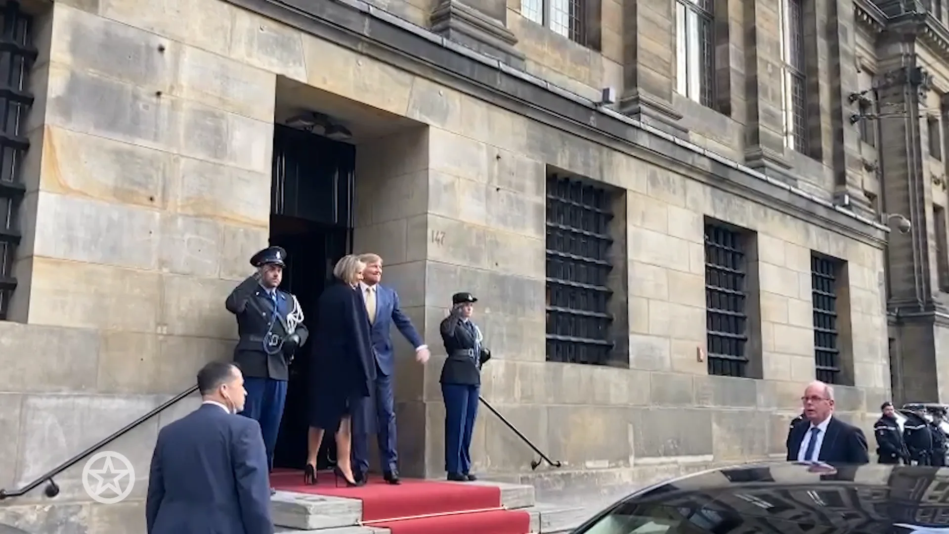 Koningspaar reageert op felicitatie Amalia