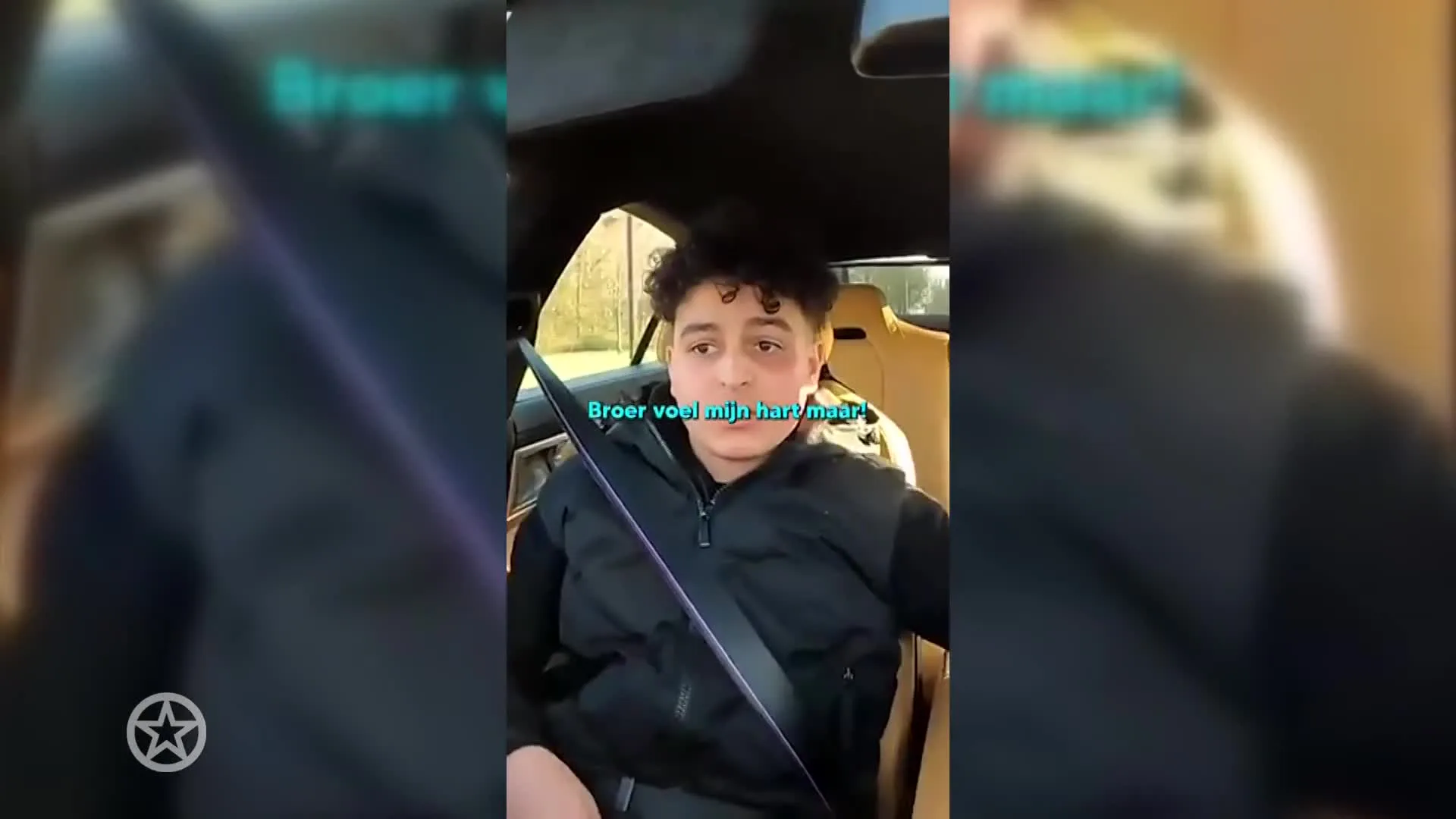 Doodsangsten voor Andy in de auto