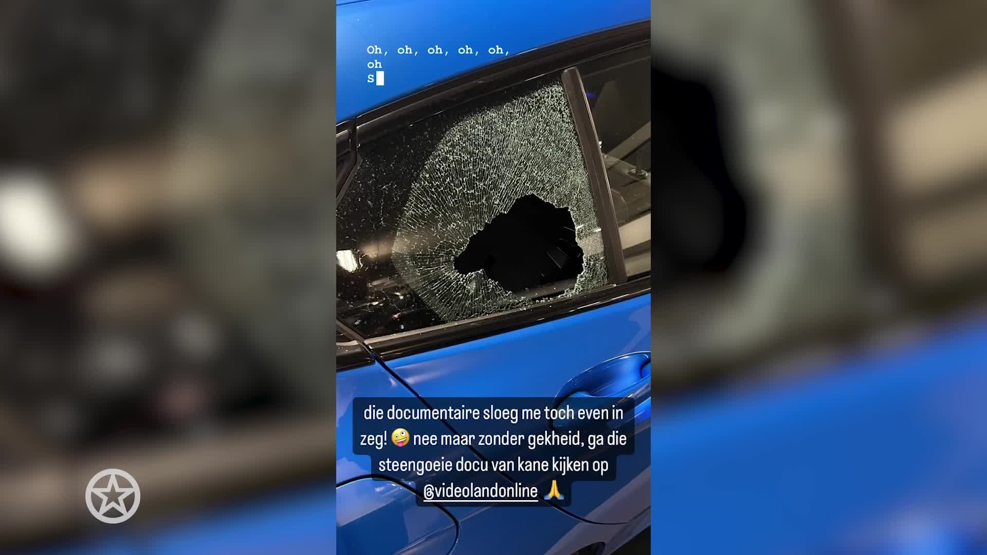 Ingebroken in de auto van Barry Paf