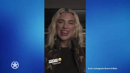 Bram Krikke krijgt reactie van Dua Lipa op hilarische video