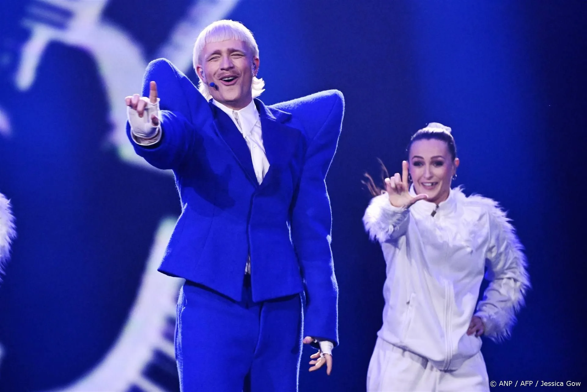 Bijzondere hulde voor Joost Klein tijdens finale Eurovisiesongfestival