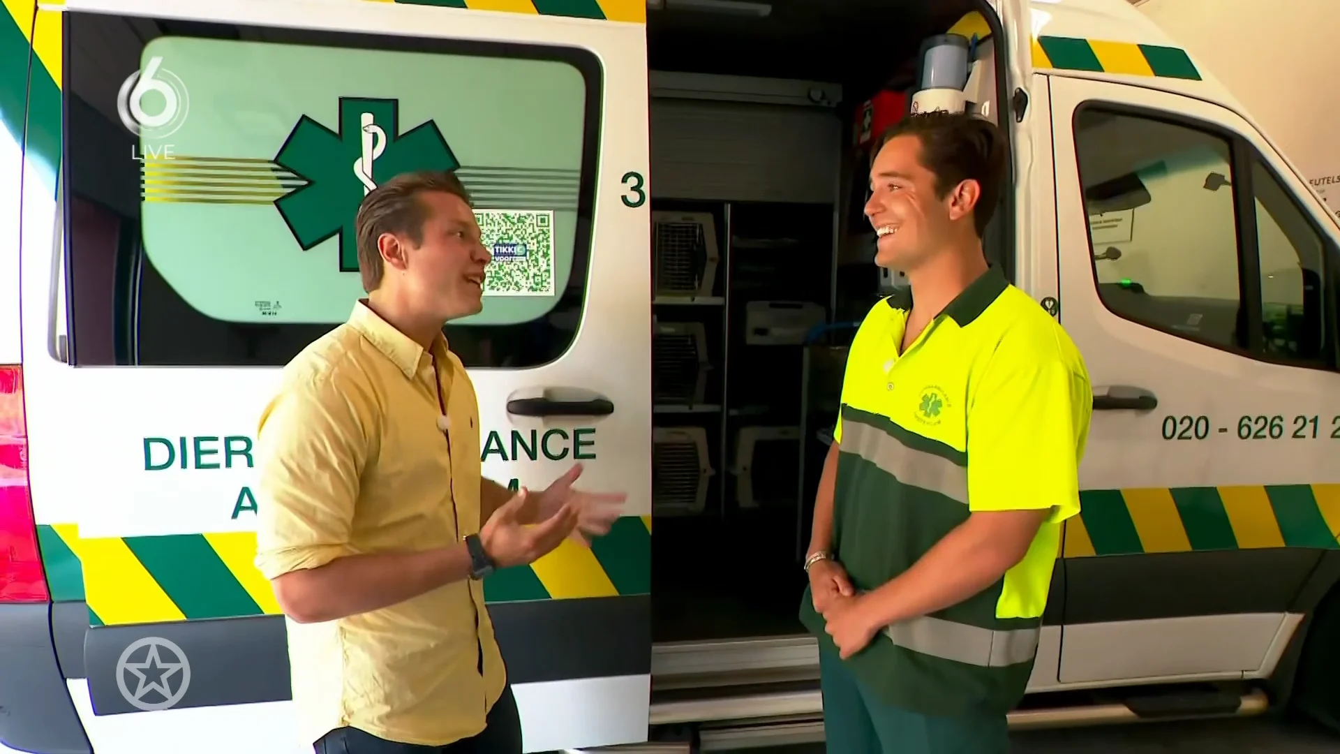 Op bezoek bij de Dierenambulance