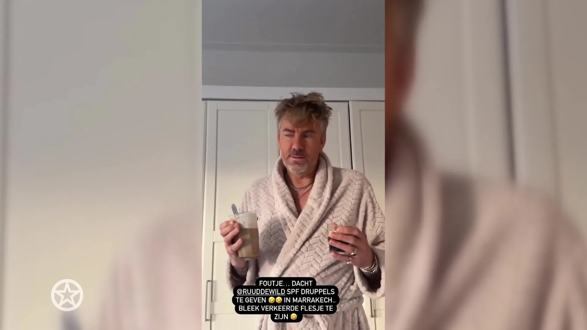 Olcay Gulsen geeft Ruud per ongeluk zelfbruiner