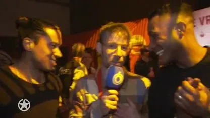 Giel proeft de sfeer backstage bij de VVAL!