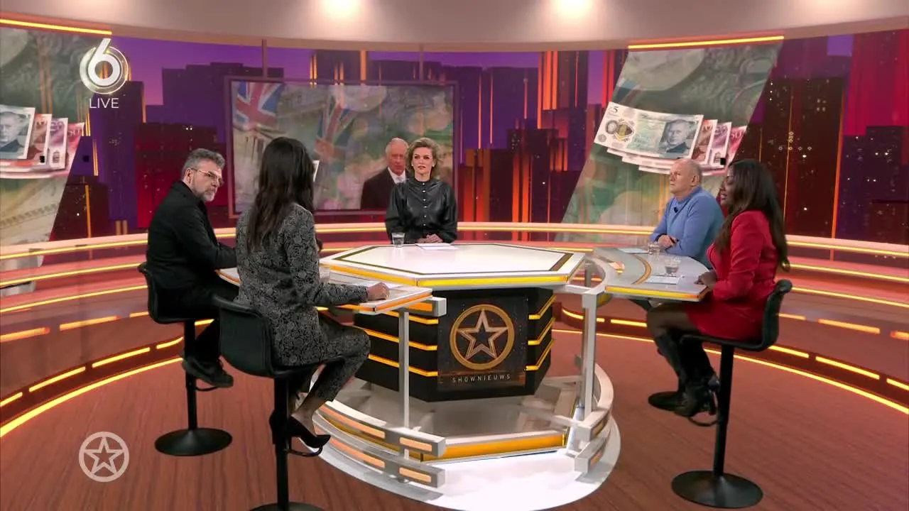 Foto's vrijgegeven van de bankbiljetten met het gezicht van Charles erop