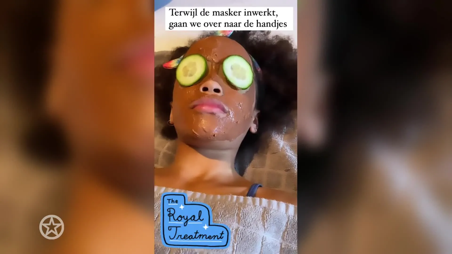 Cute! Jandino houdt spa dag voor dochtertje