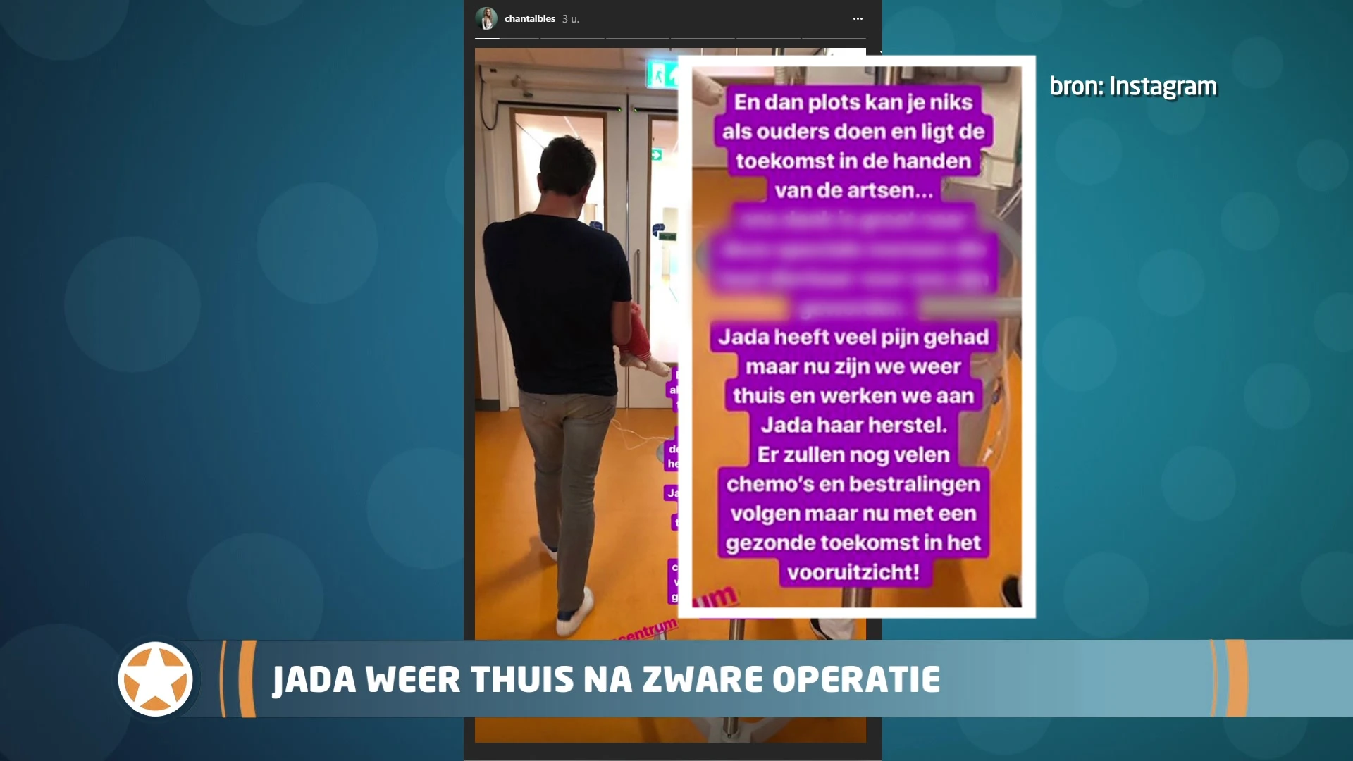 Show Update: Jada weer thuis na zware operatie