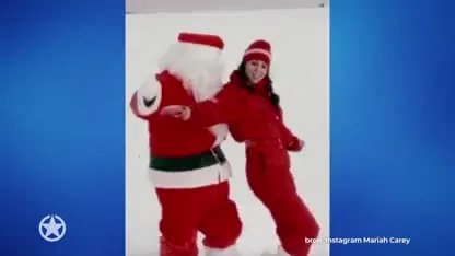 Mariah Carey is al helemaal in de kerststemming