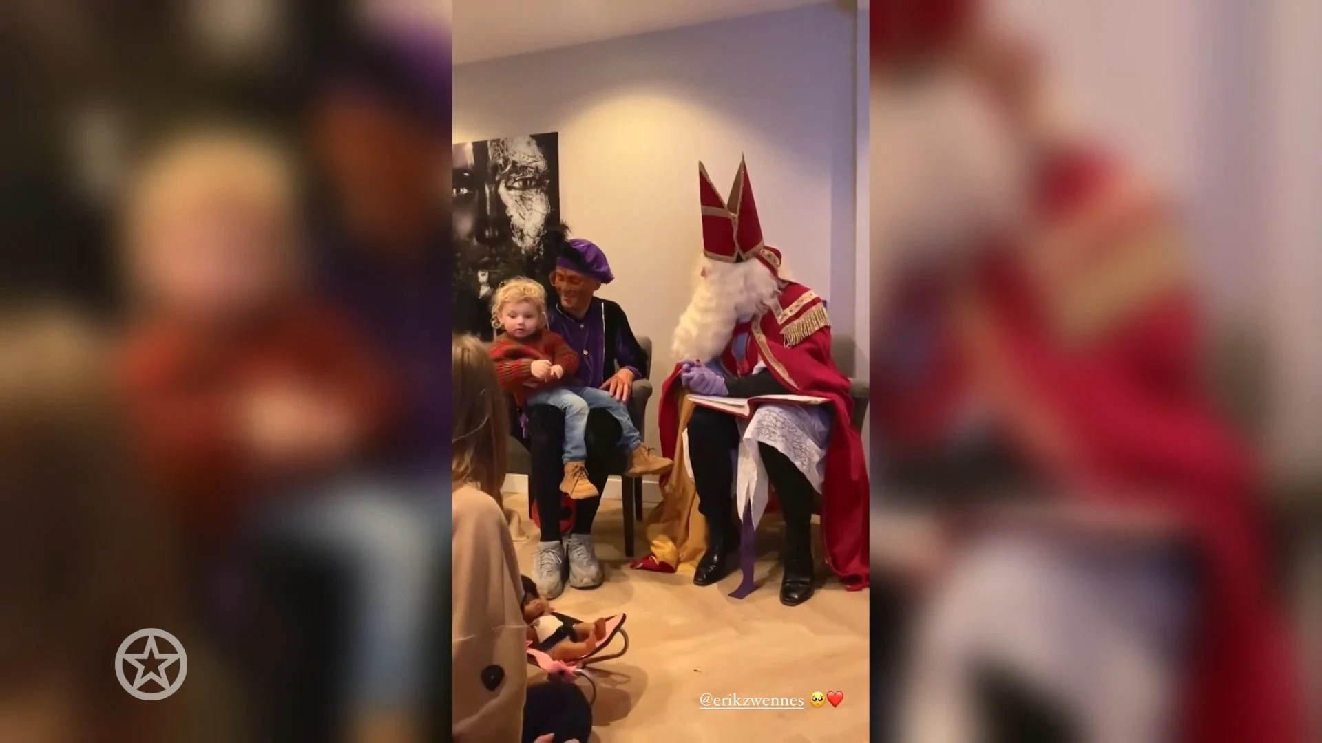 Volop Sinterklaas bij Roxeanne Hazes thuis