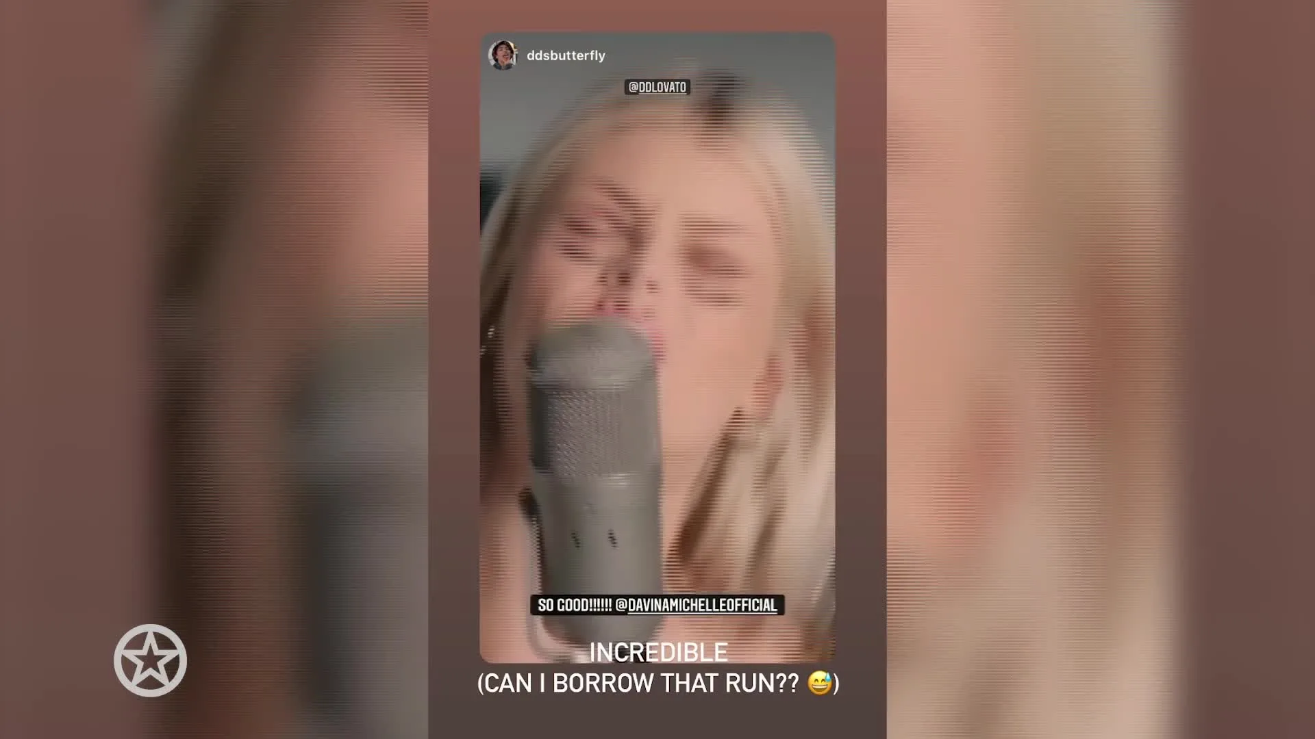 Demi Lovato onder de indruk van cover Davina Michelle