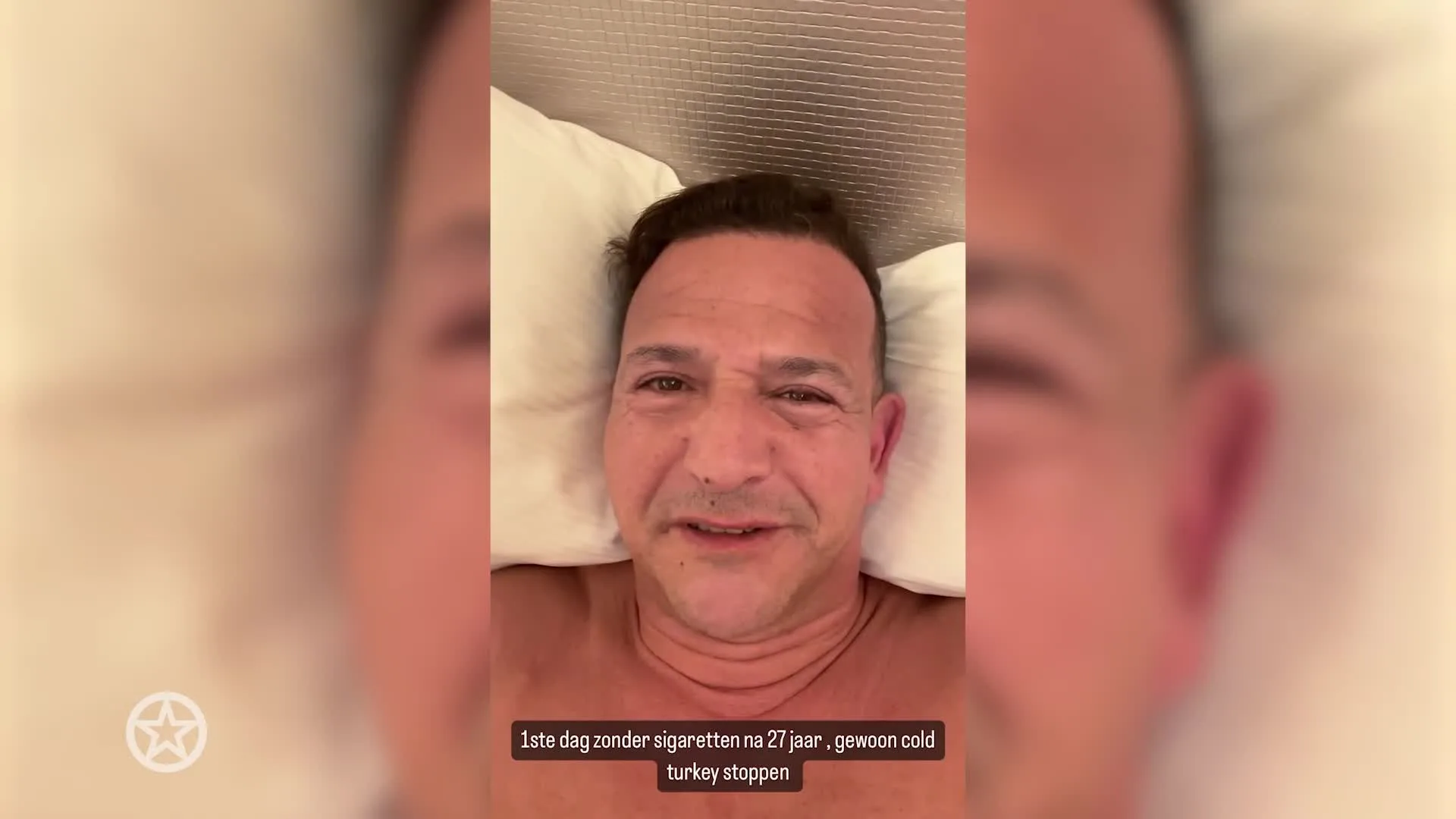 Najib Amhali stopt met roken