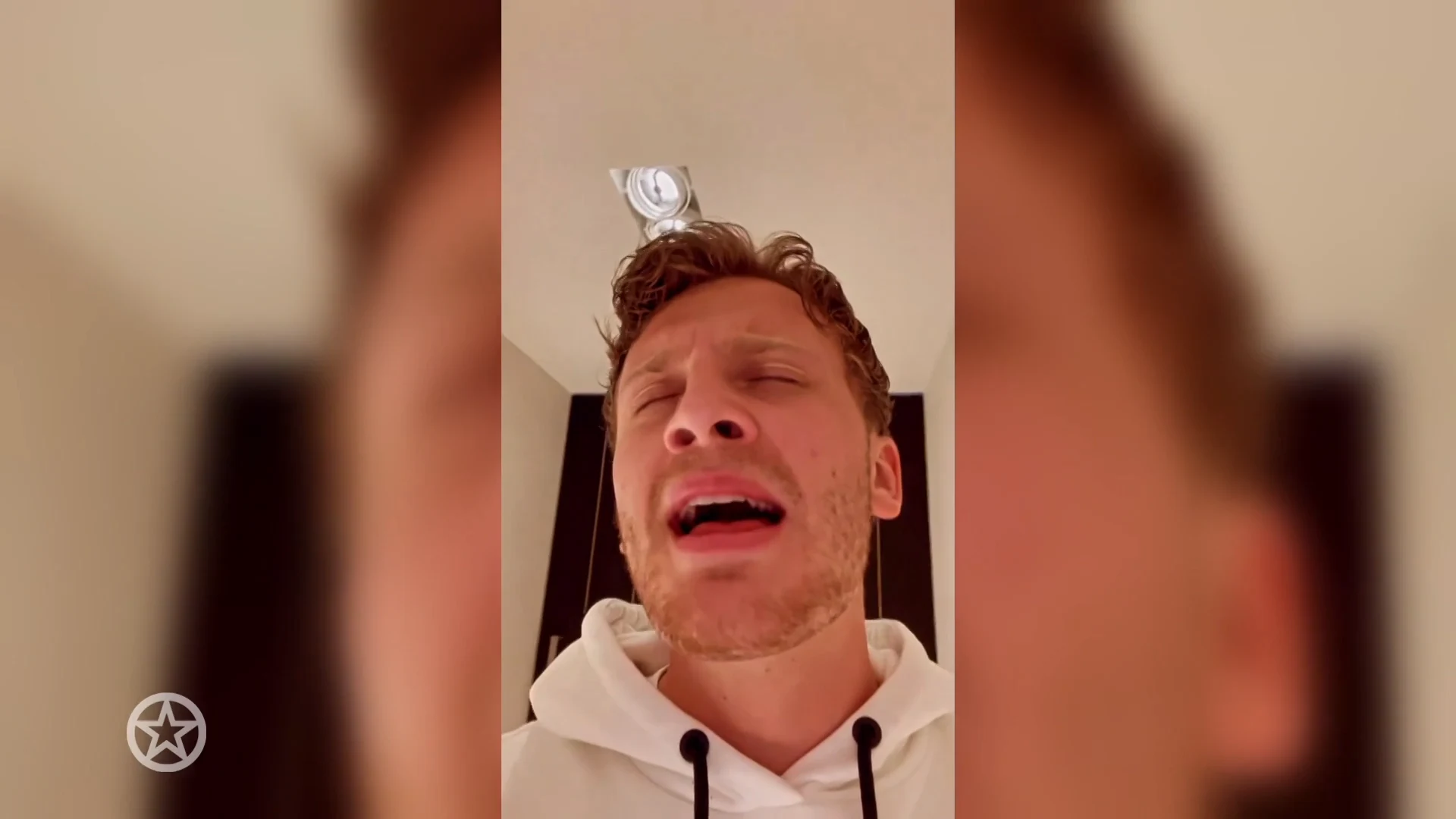 Luca Borsato zingt emotioneel liedje