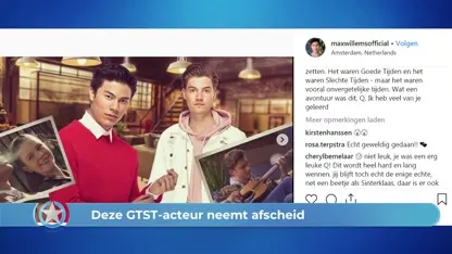 Show Update: Deze GTST-acteur neemt afscheid