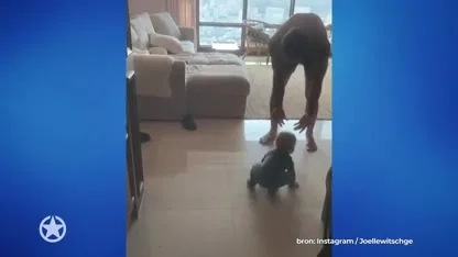 ZIEN: zoontje Joëlle Witschge maakt eerste stapjes