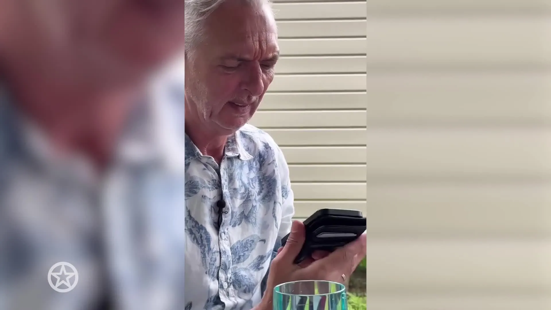 Martien Meiland heeft ongeluk op de camping