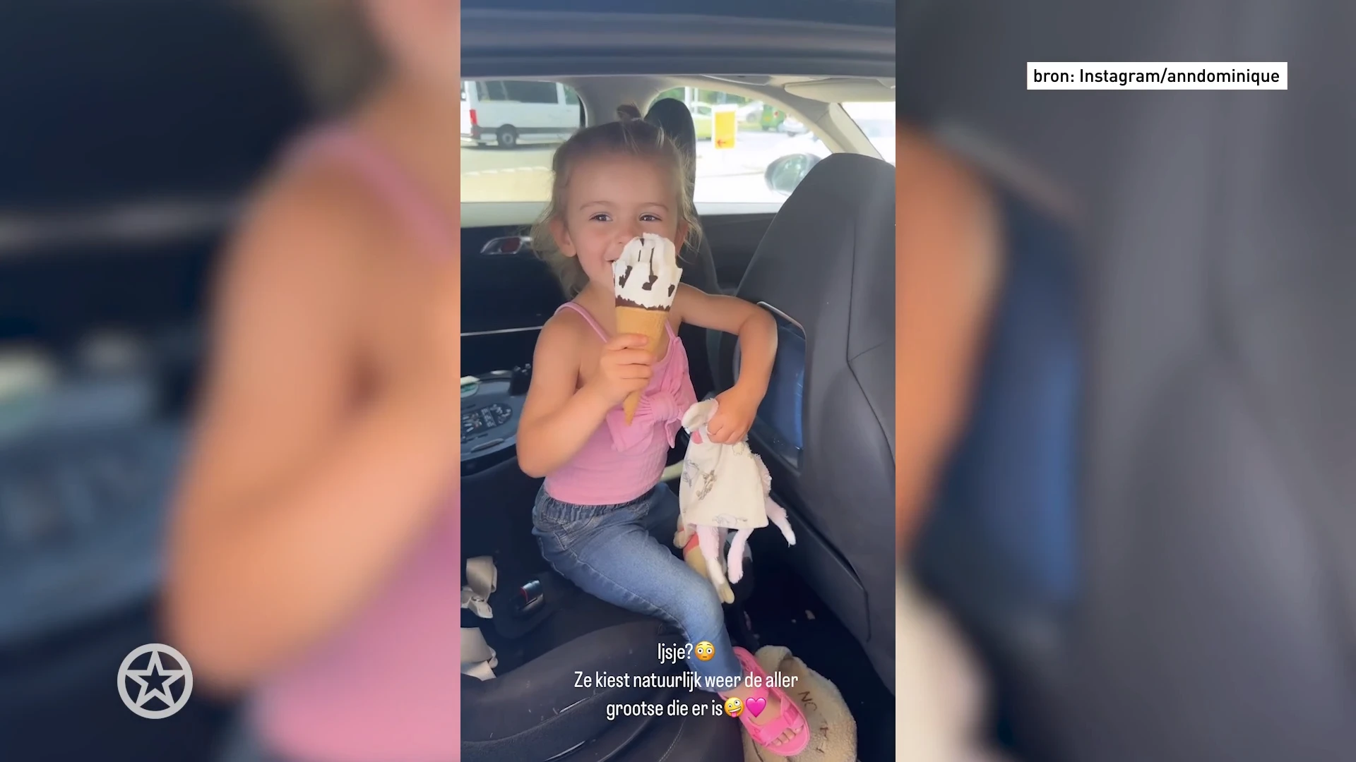 Froger-dochtertjes zetten bloemetjes buiten