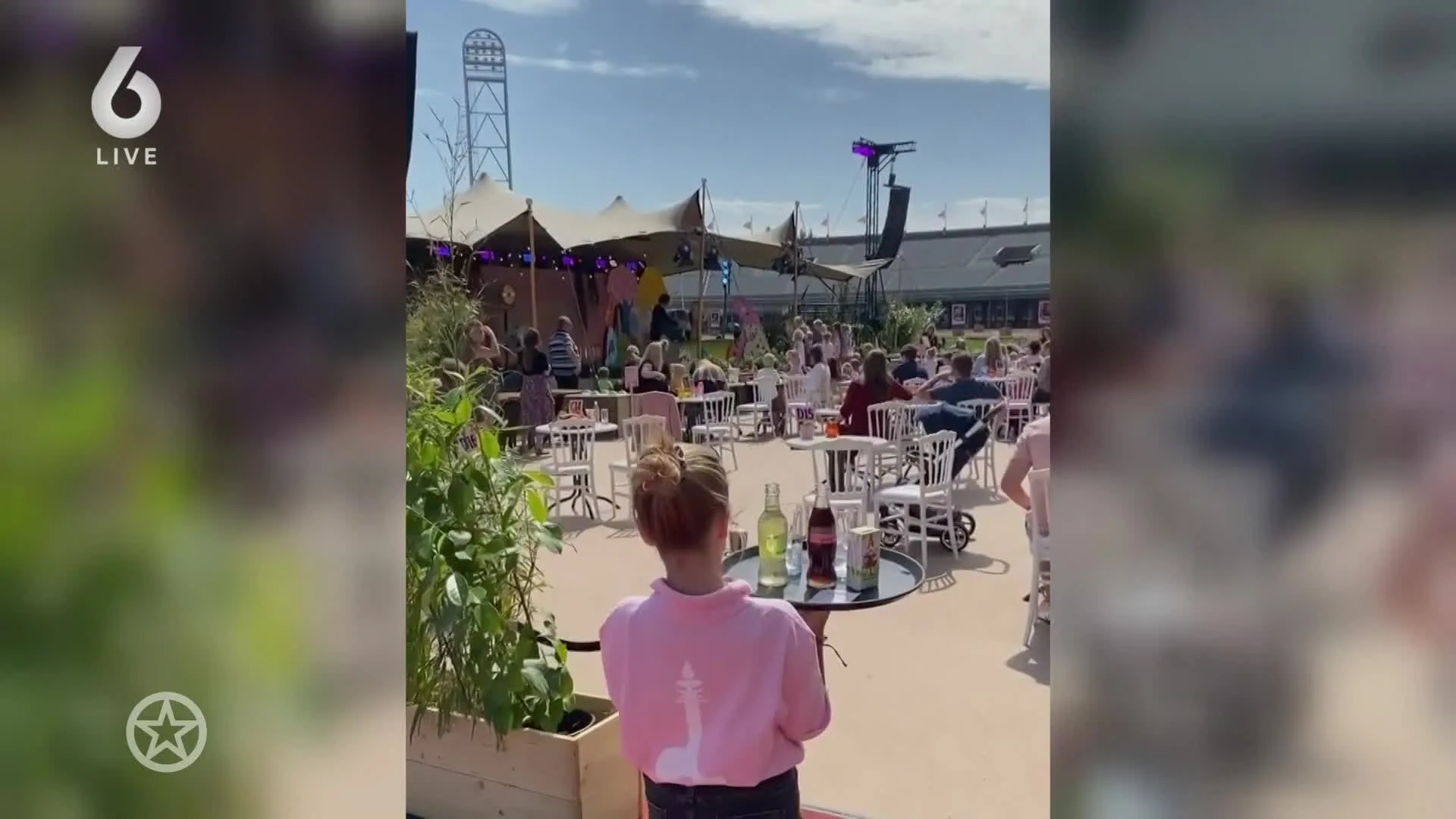 Patty wel welkom bij feest Nicolette van Dam