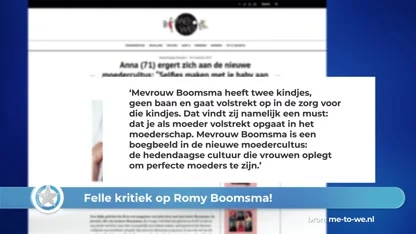 Show Update: Felle kritiek op Romy Boomsma!