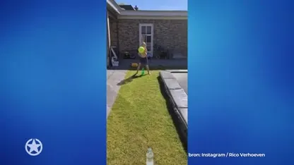 Rico Verhoeven heeft de grootste lol met dochter