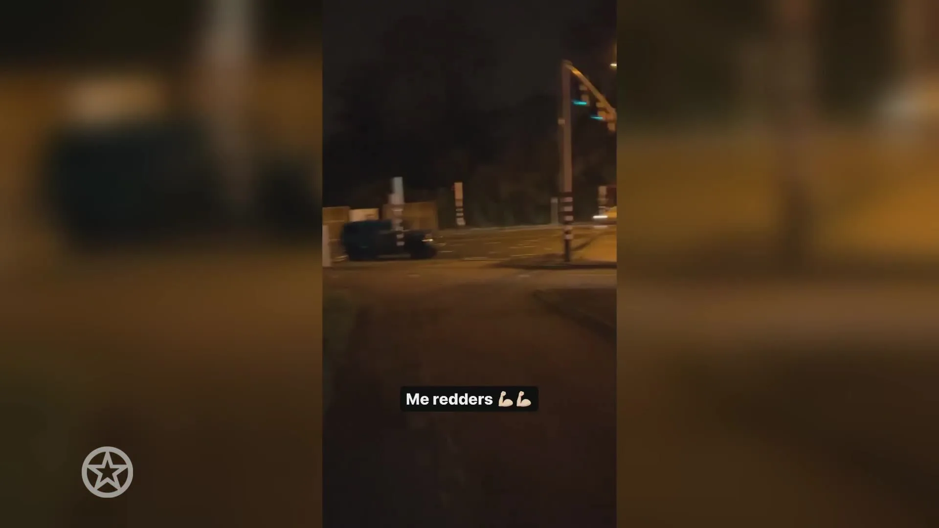 Dave Roelvink langs de weg beland