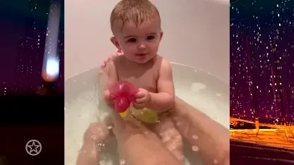 ZIEN: Dochtertje Danny Froger logeert bij opa en oma