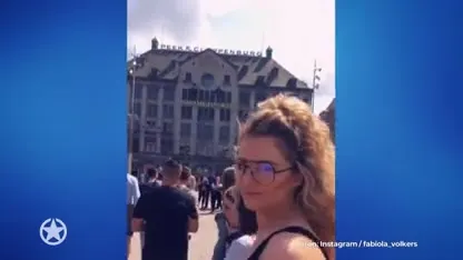 Fabiola springt twerkend tussen publiek op de Dam
