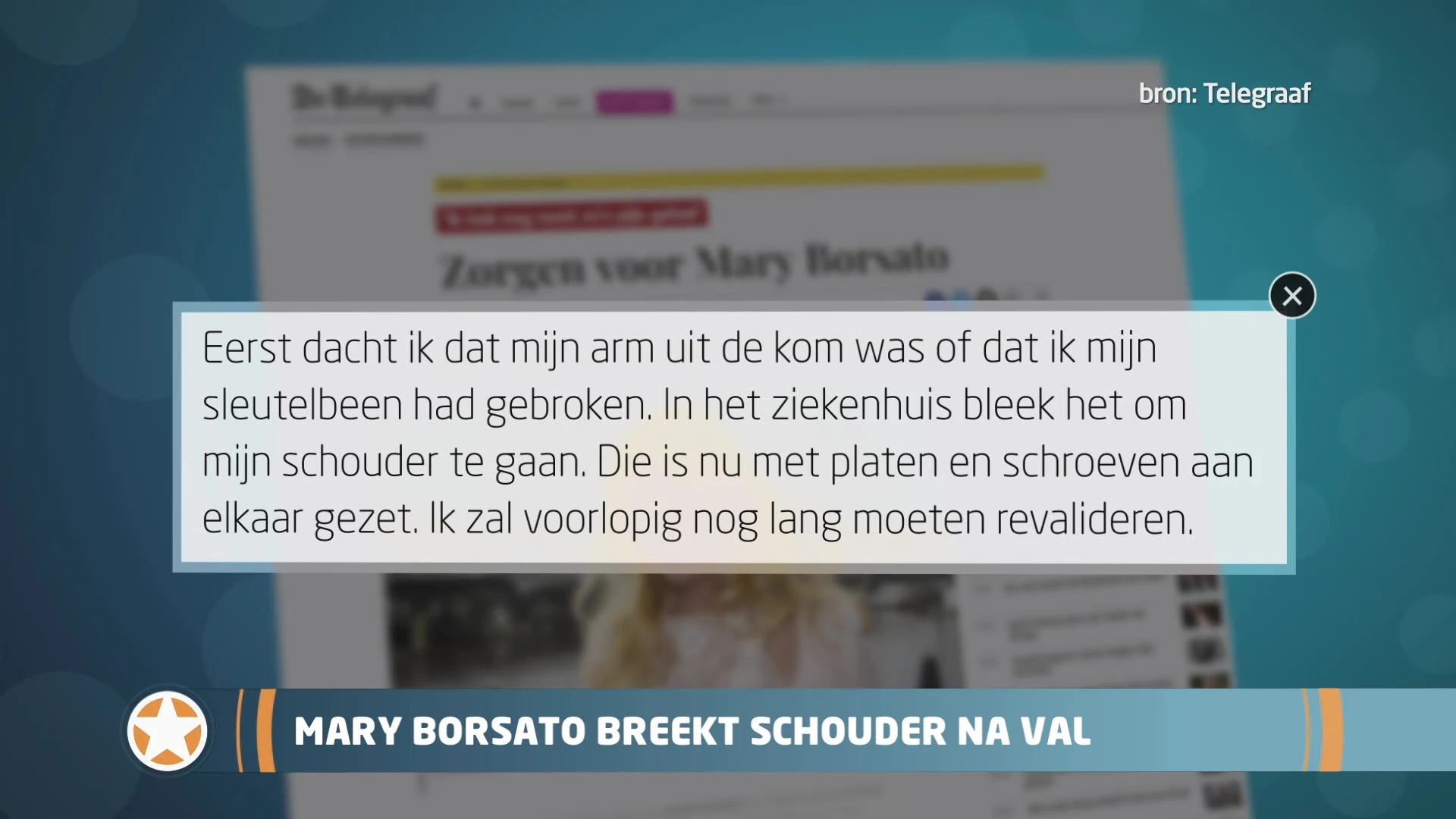 Show Update: Melisa maakt de balans op