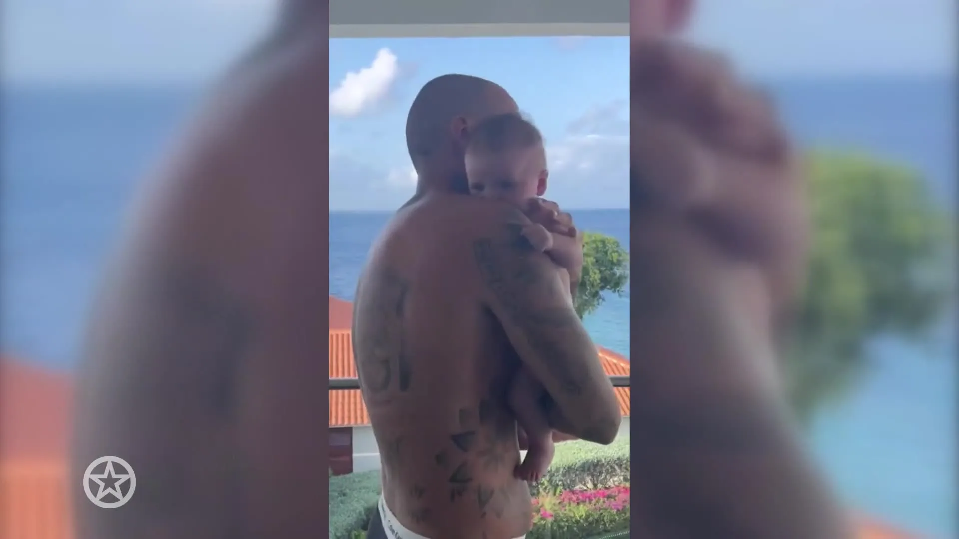 Dave Roelvink samen met Dean op vakantie