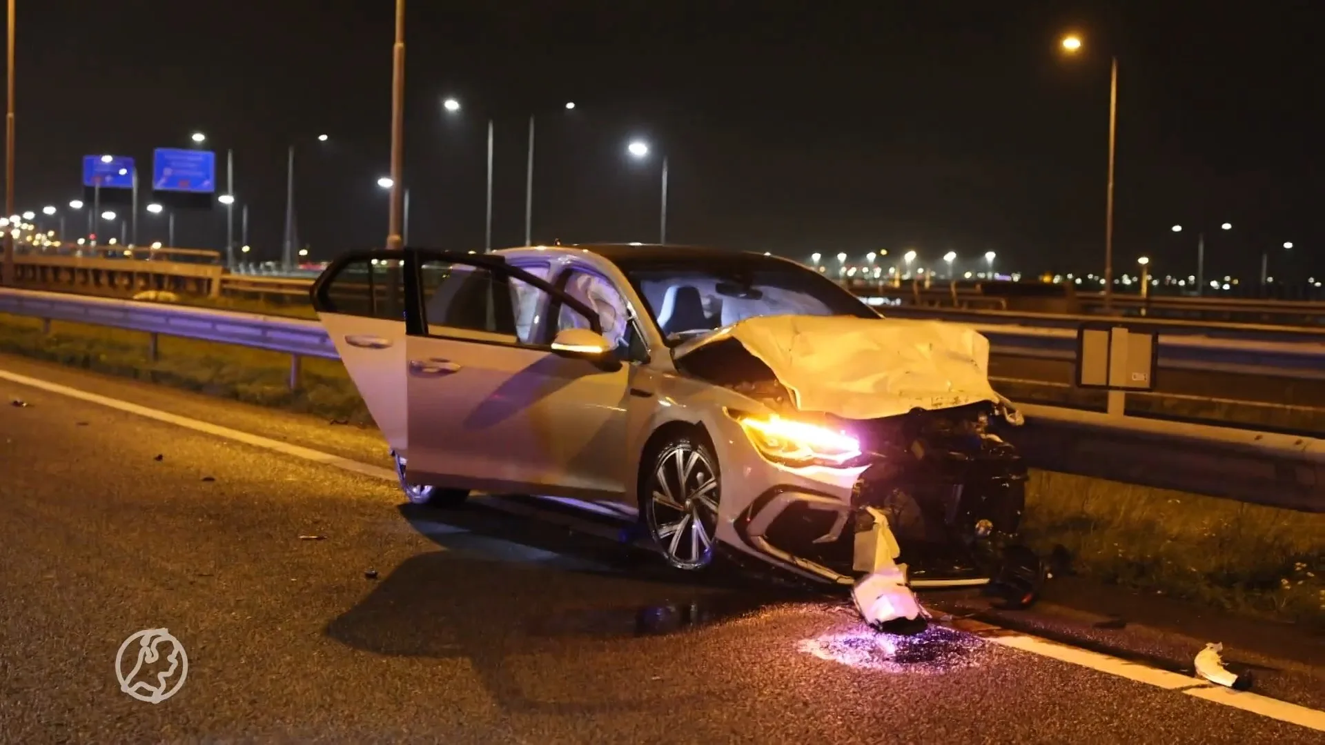 Vier gewonden door ongeluk op A4 bij Hoofddorp