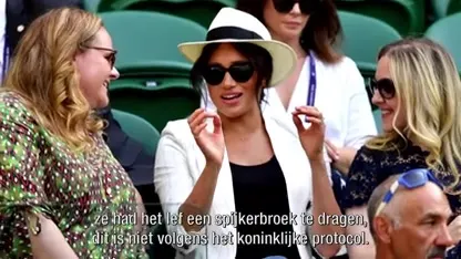 LEUK! Catherine en Meghan bezoeken finale Wimbledon