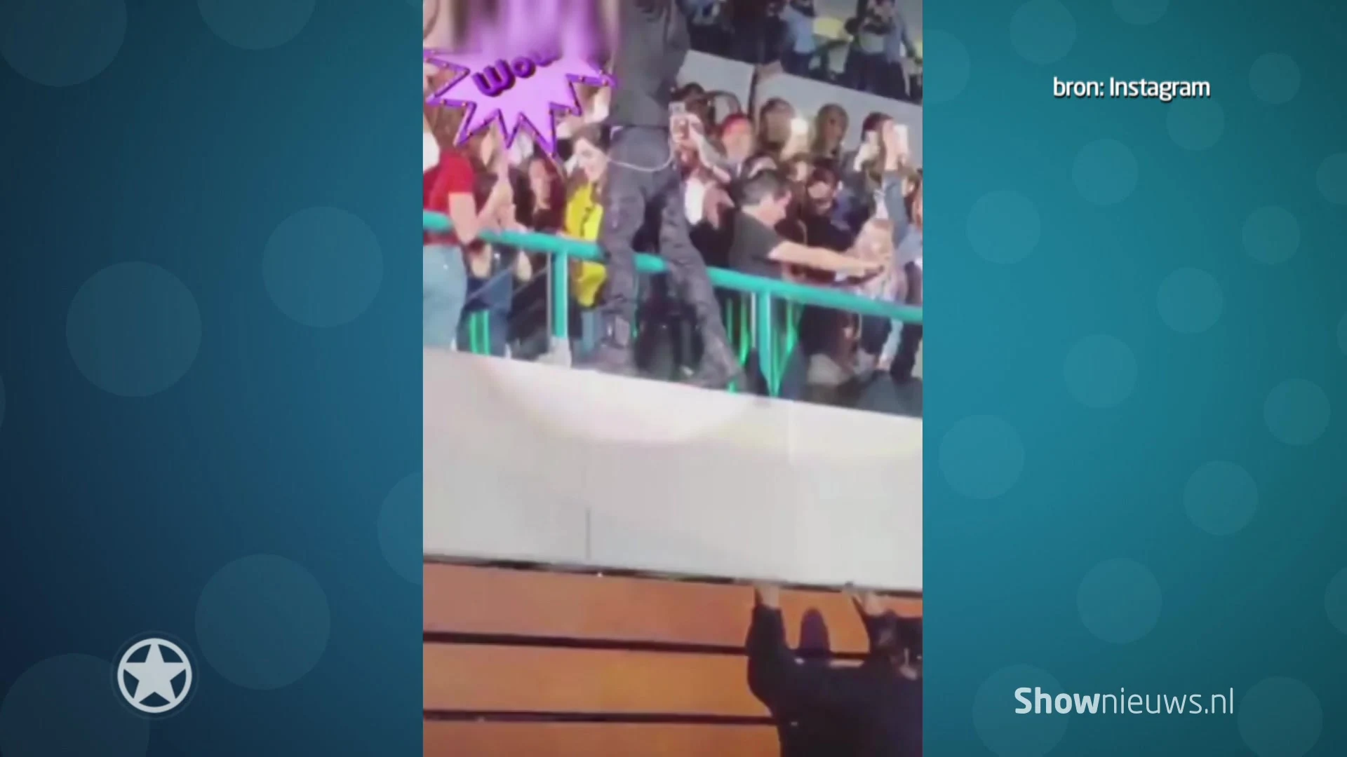 Sylvie straalt in armen wereldster