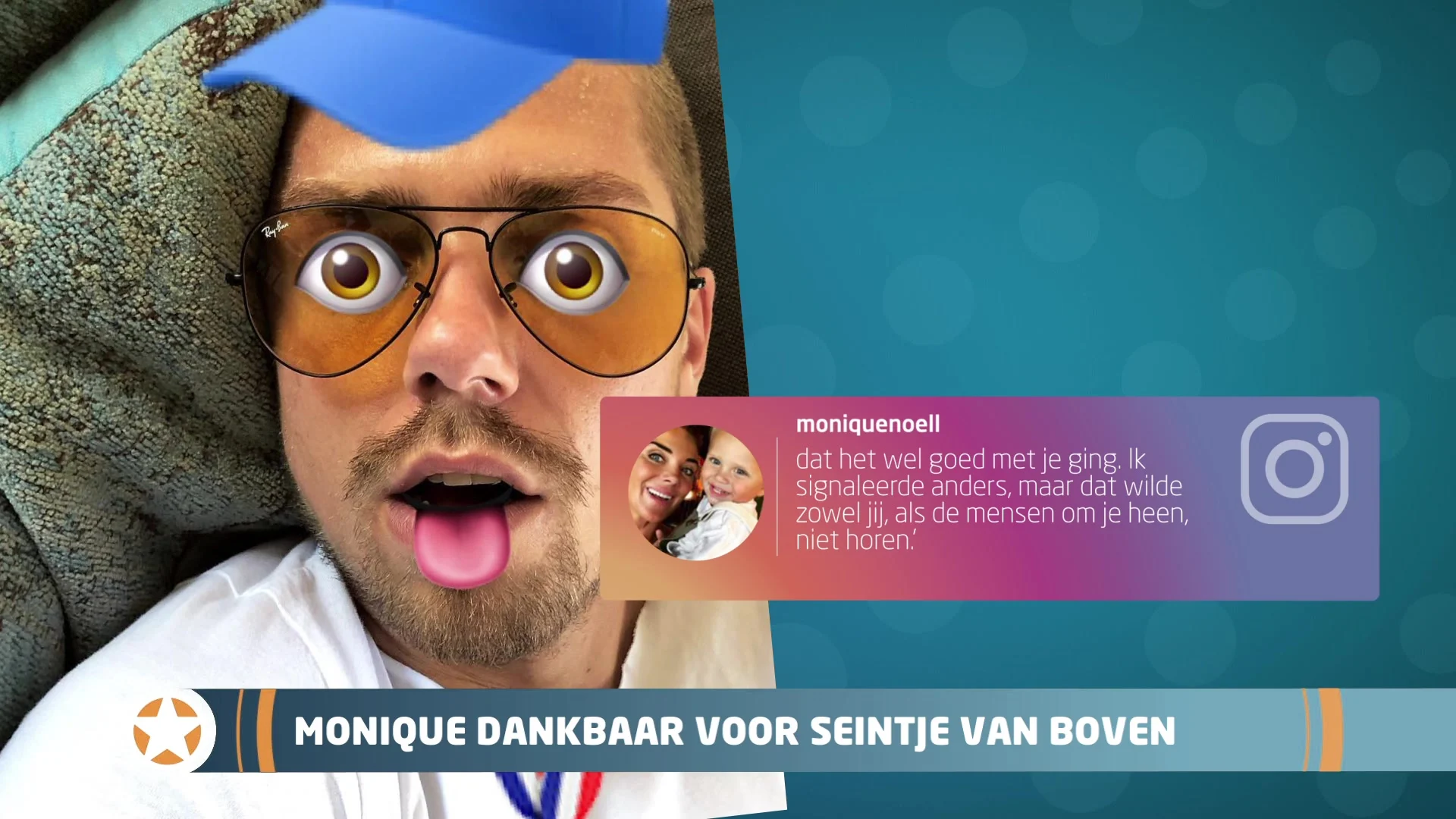 Show Update: Monique dankbaar voor seintje van boven