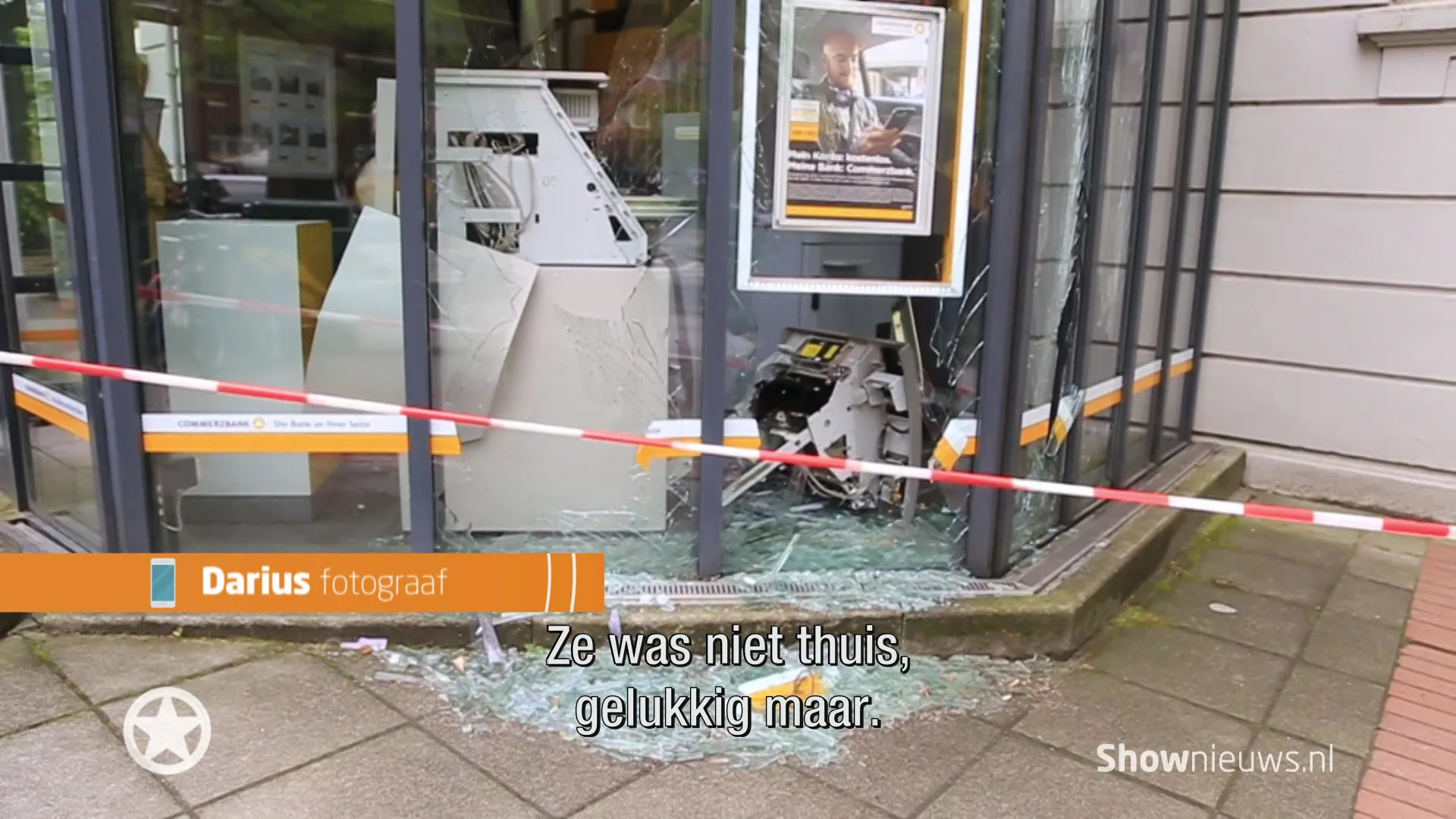 Sylvie opgeschrikt door explosie onder haar huis